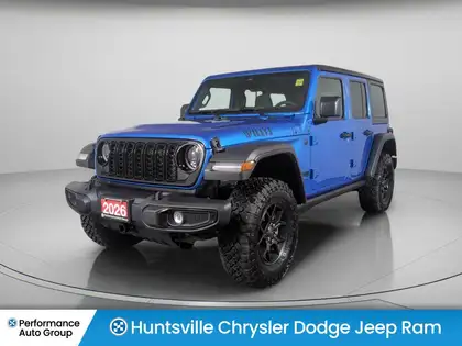 Blue 2026 Jeep Wrangler SUV / Crossover  Automatic