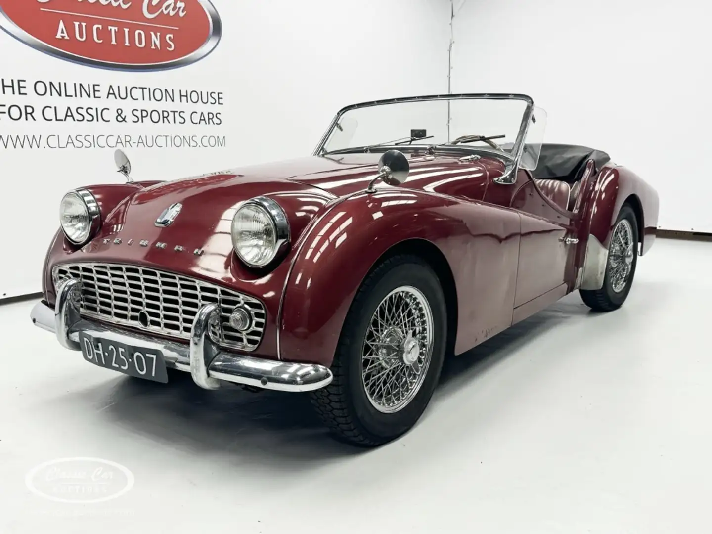 Triumph TR3 TR3A Convertible  - ONLINE AUCTION Roşu - 1