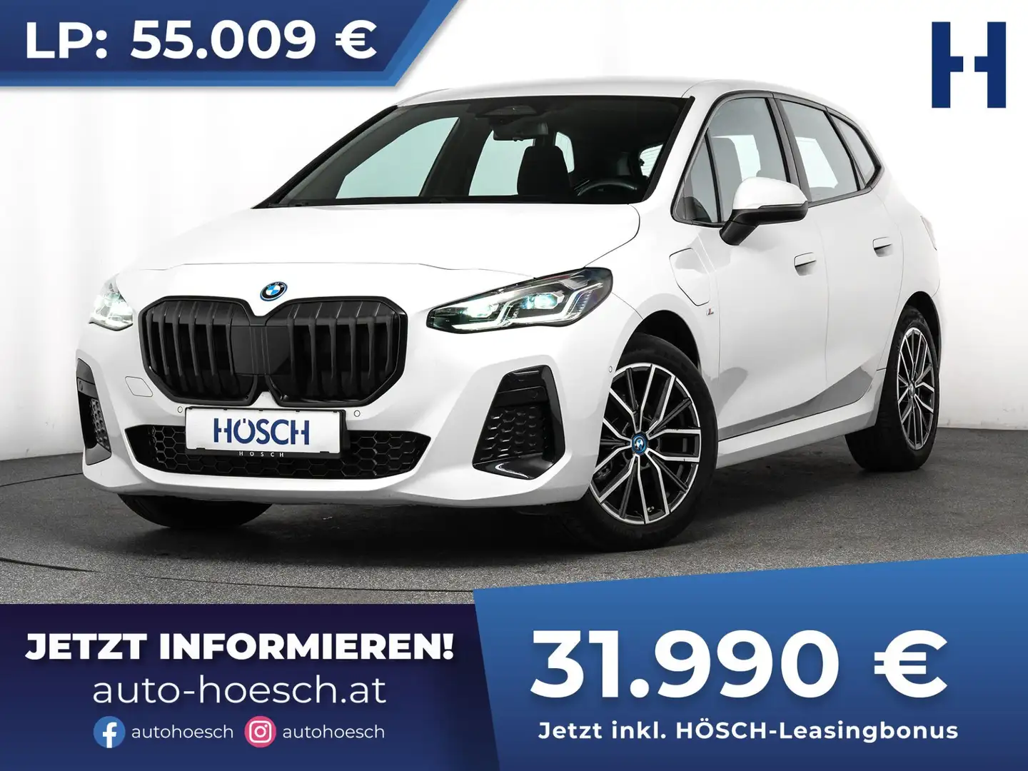 BMW 225 e xDrive Active Tourer M-Sport PREMIUM MEGAPREIS Weiß - 1