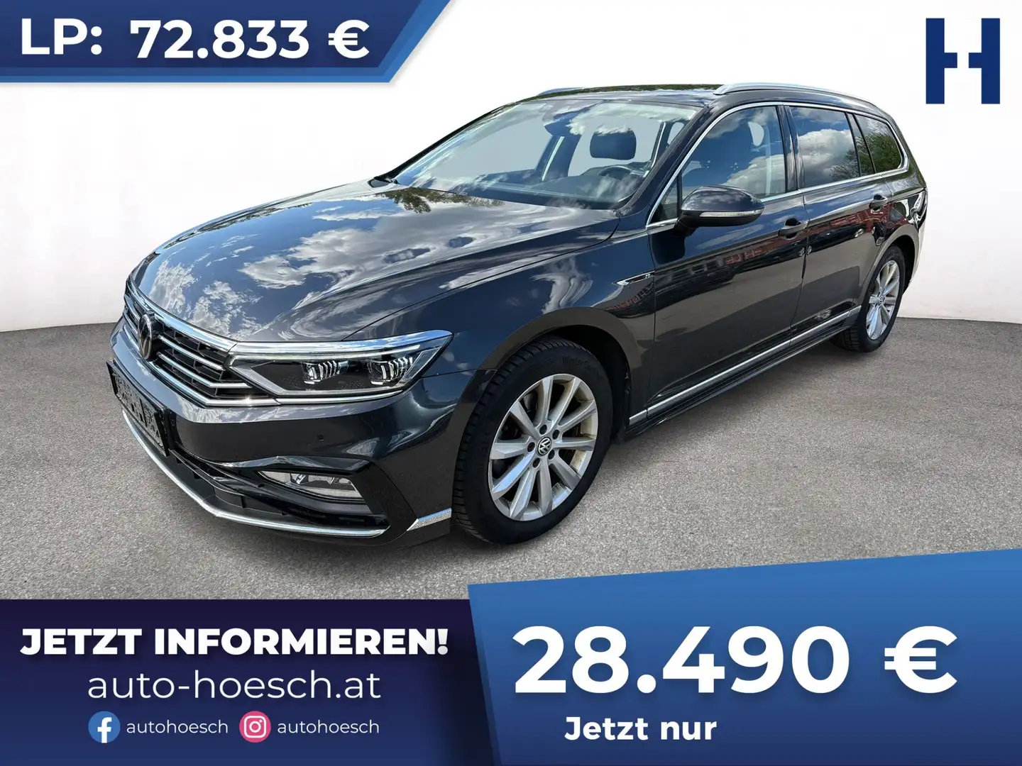 Volkswagen Passat Variant R-Line TDI 4M 8-fach STHZG AHK MATRIX +++ Grau - 1