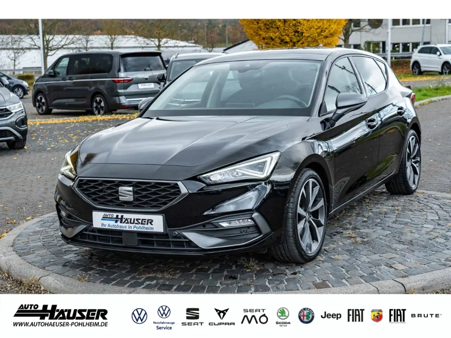 SEAT Leon FR 2.0 TDI EL. SITZE MEMORY NAVI KAMERA PARK Schwarz - 1