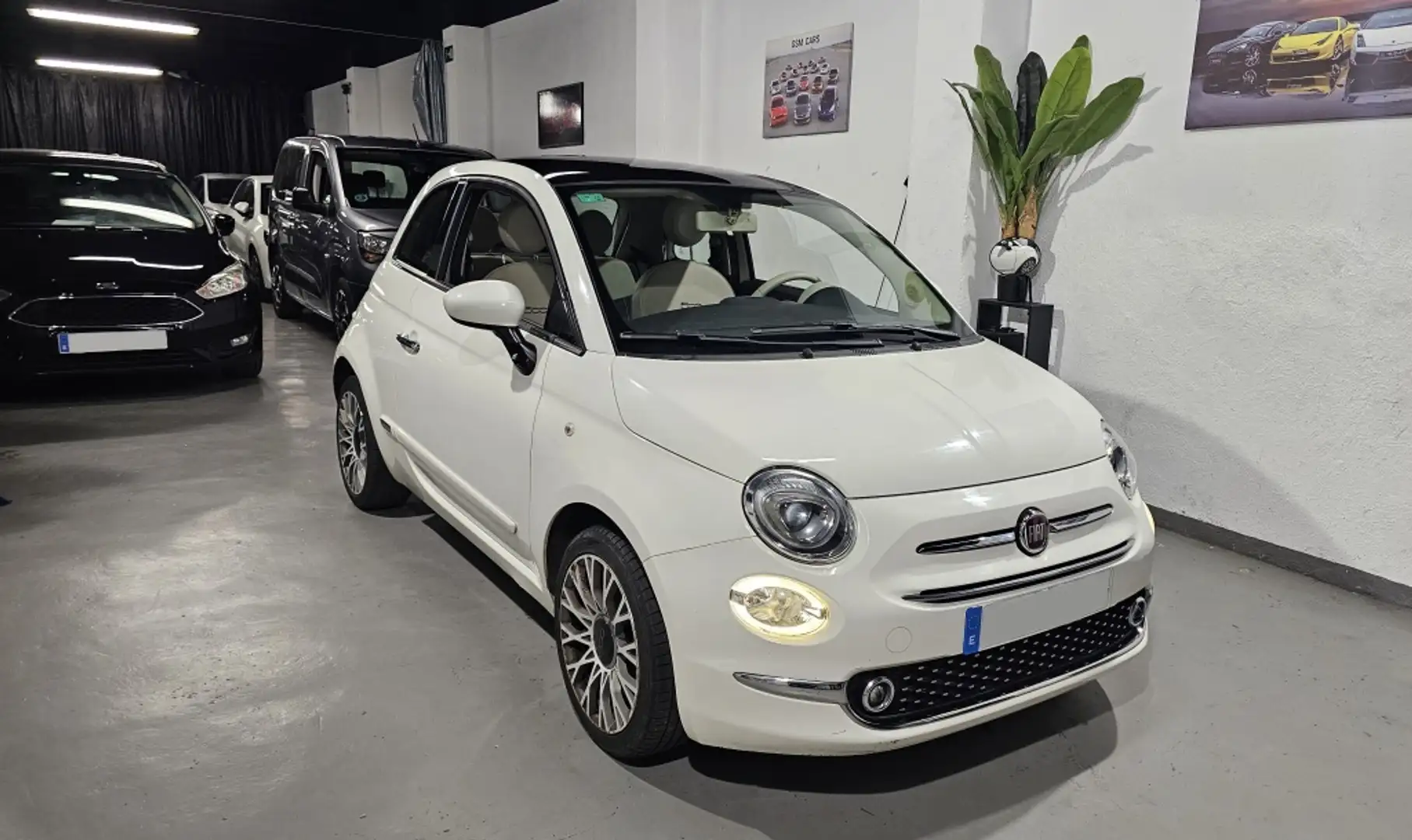 Fiat 500C 1.2 Lounge Blanco - 1