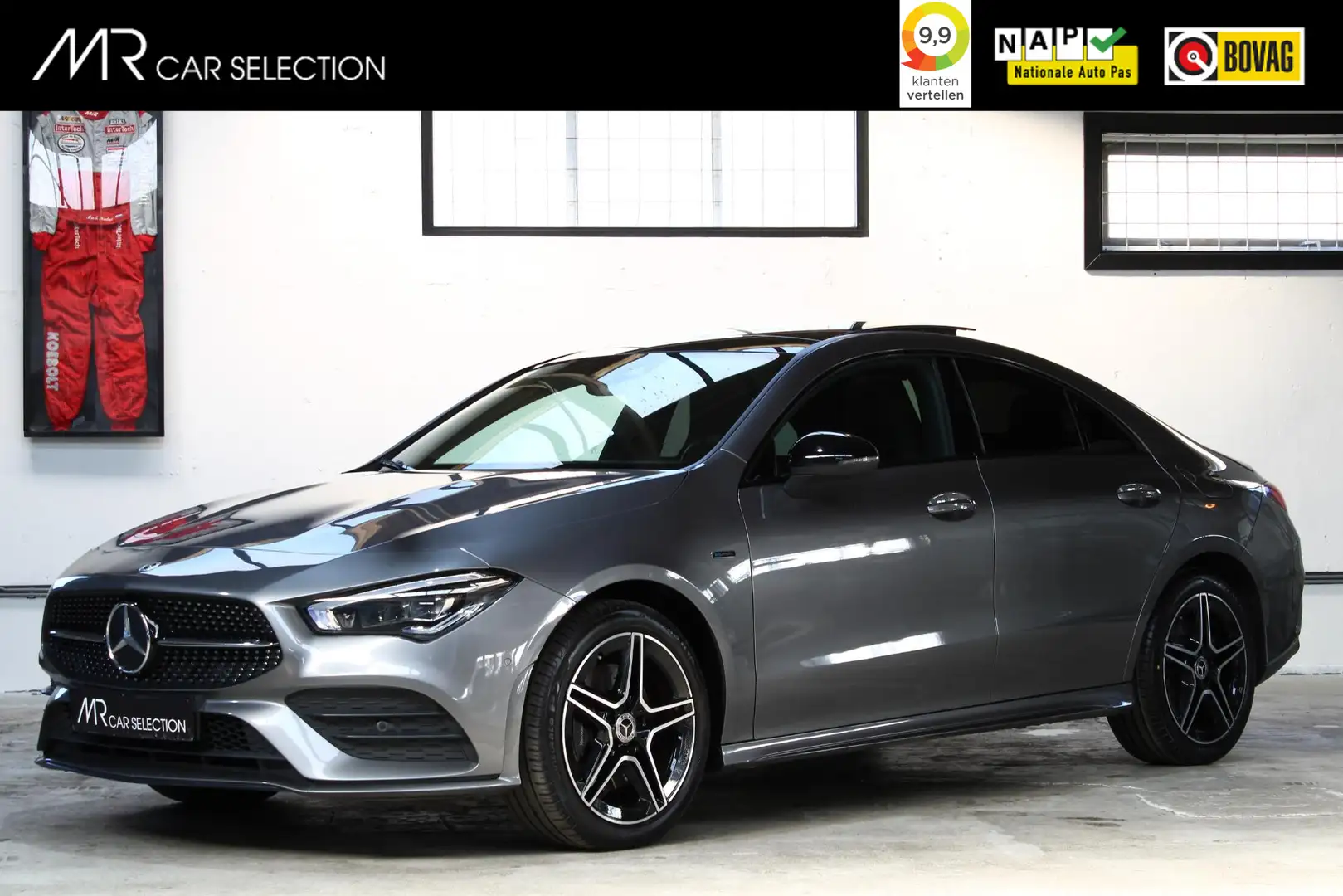 Mercedes-Benz CLA 250 e AMG Line | Nightpakket | Panoramadak | Memory | Szürke - 1