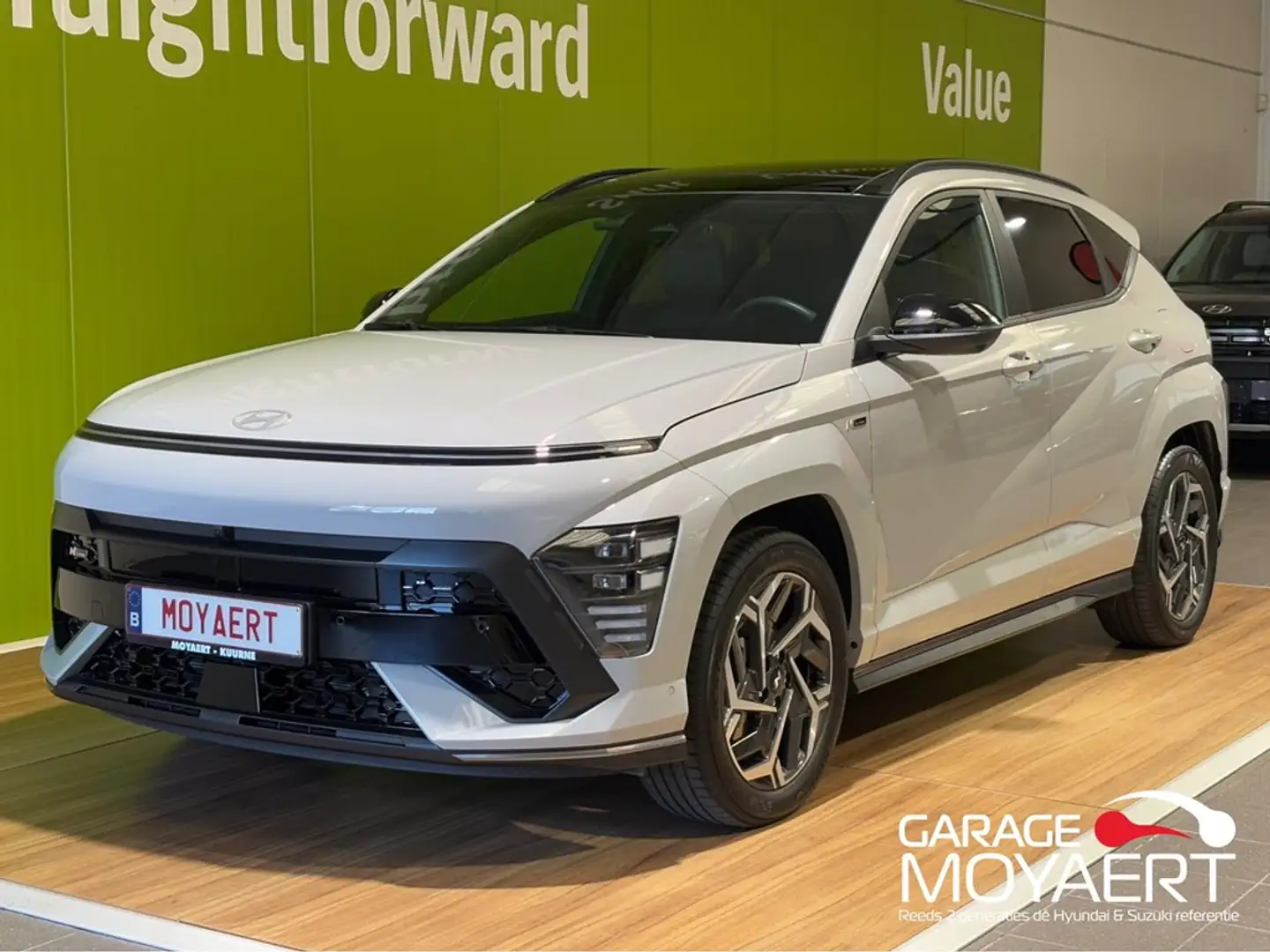 Hyundai KONA 1,6 T-GDi HEV Shine N-Line Sensation Plus Pack Gris - 1