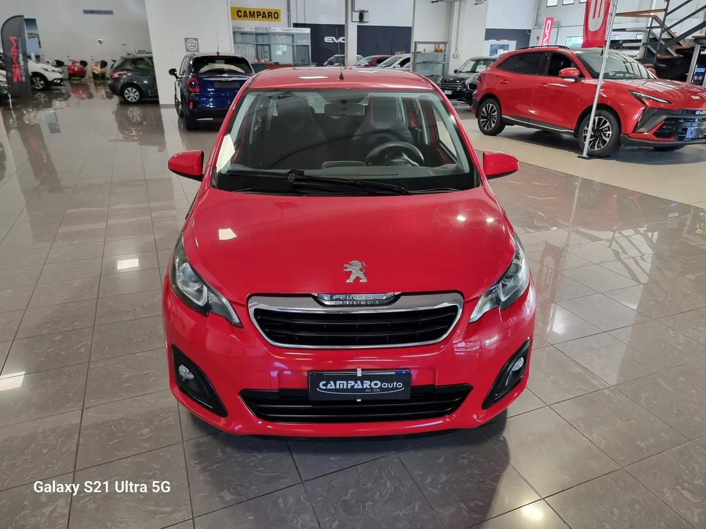 Peugeot 108 108 5p 1.0 12v Access OK NEOPATENTATI Rosso - 2