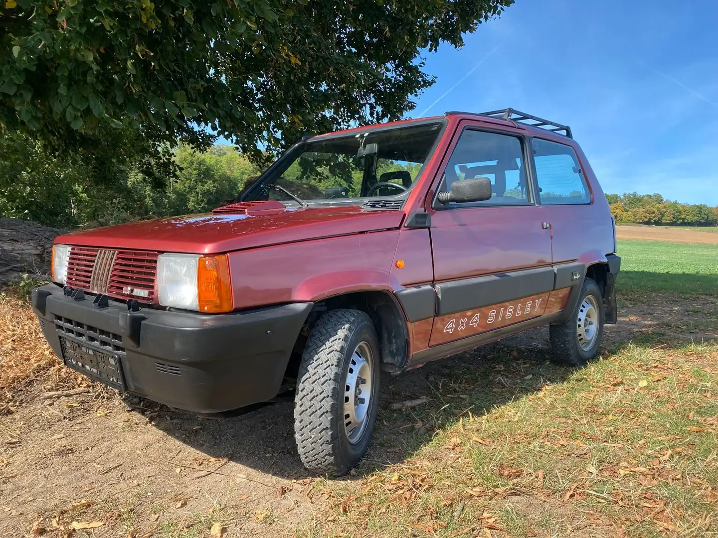 Fiat Panda 4x4 Sisley, Oldtimer Rot - 1