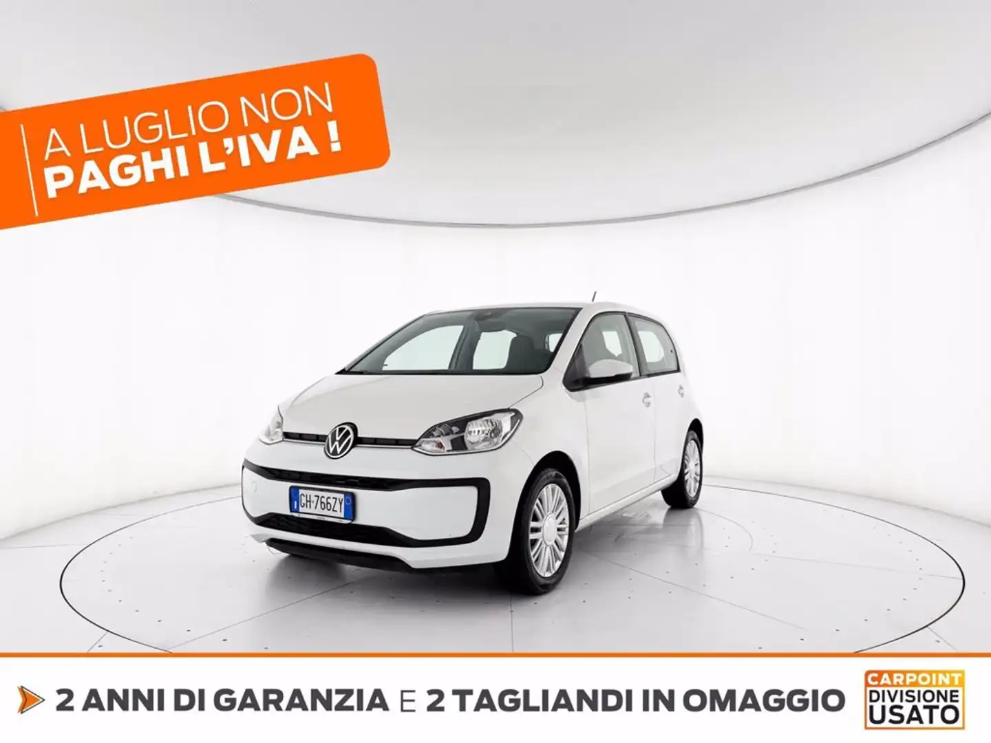 Volkswagen up! 5p 1.0 evo move  65cv Білий - 1