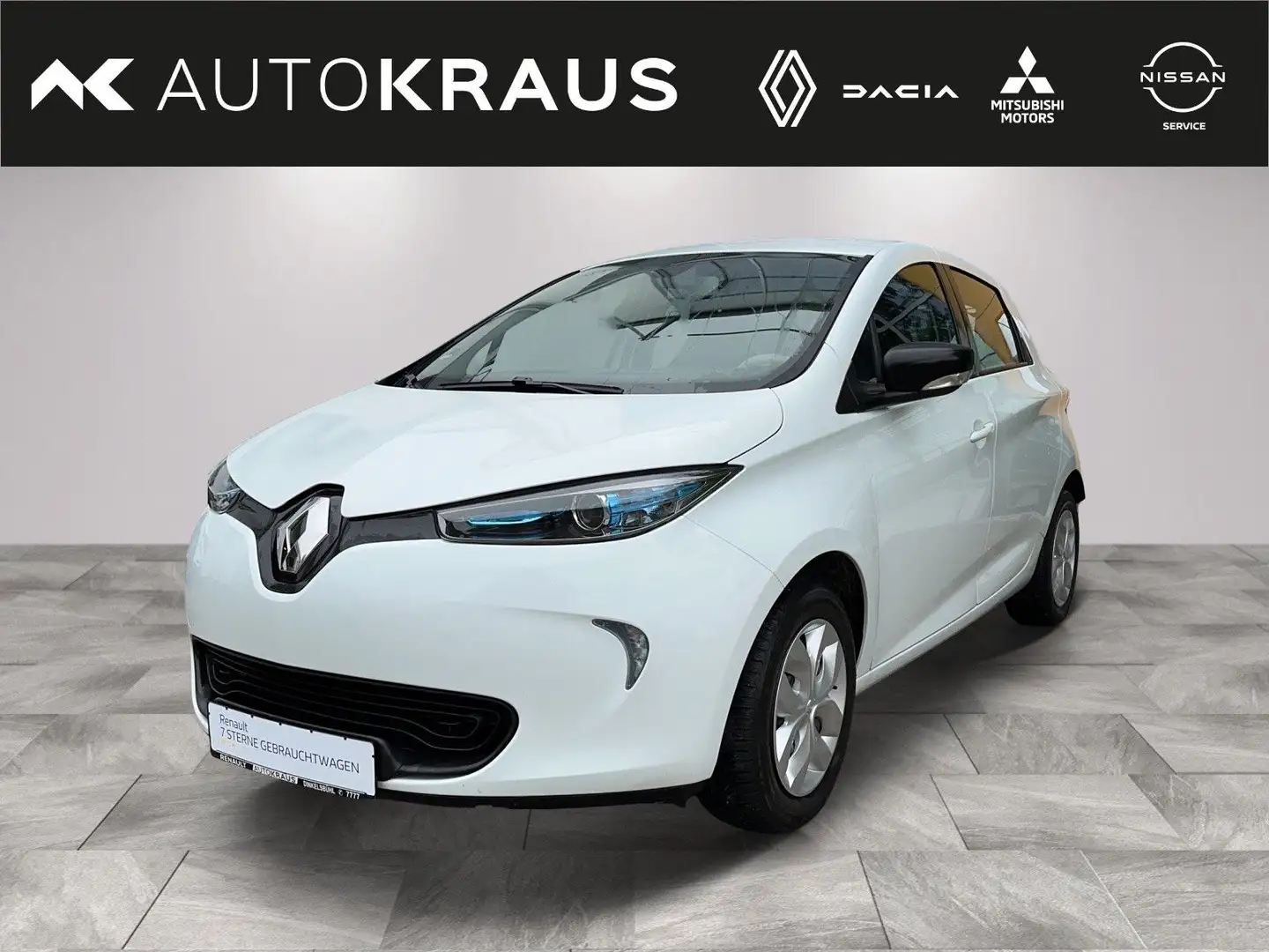 Renault ZOE Life Z.E. 40 Klimaautomatik,Navi,Akkumiete Wit - 1