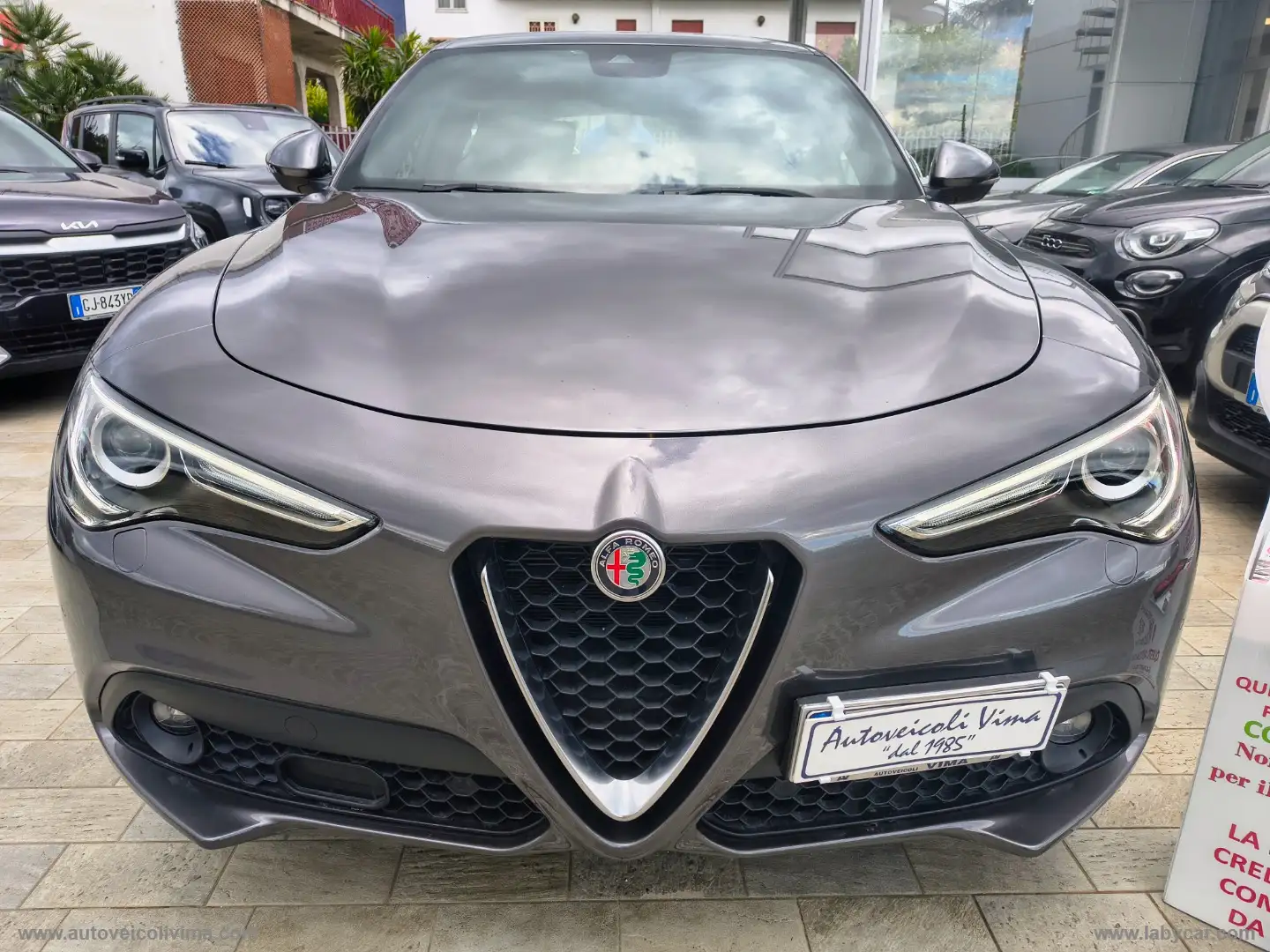 Alfa Romeo Stelvio 2.2 T.d. 160CV AT8 RWD Sup. Bus. Grigio - 2