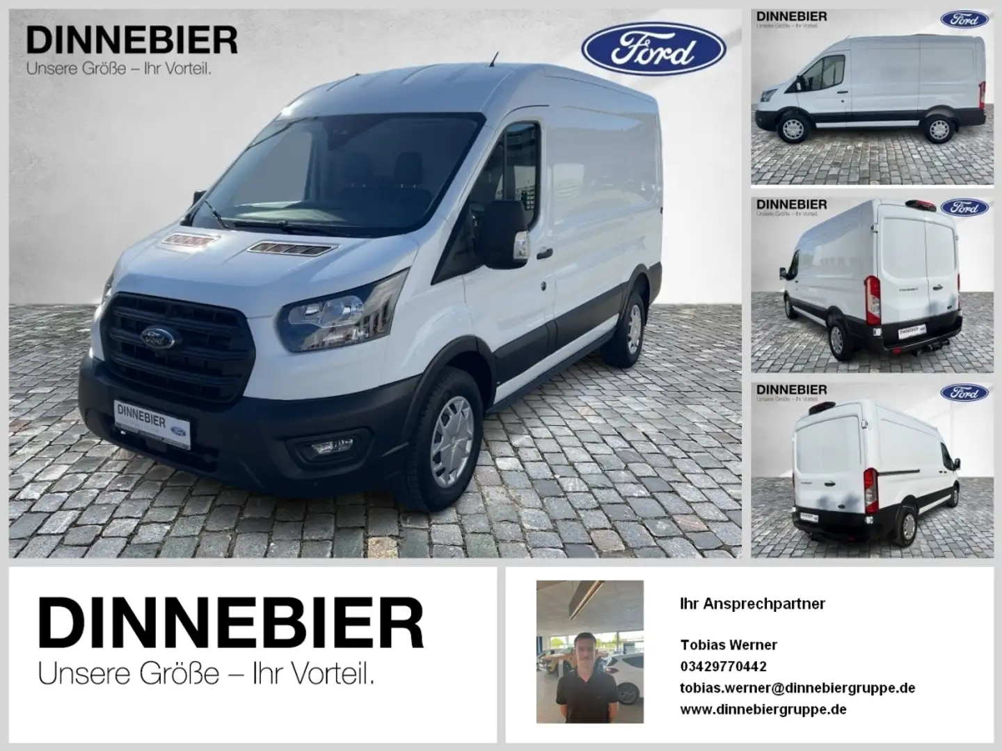 Ford Transit 330 L2 H2 Kasten LKW Trend 96 kW Blanco - 1
