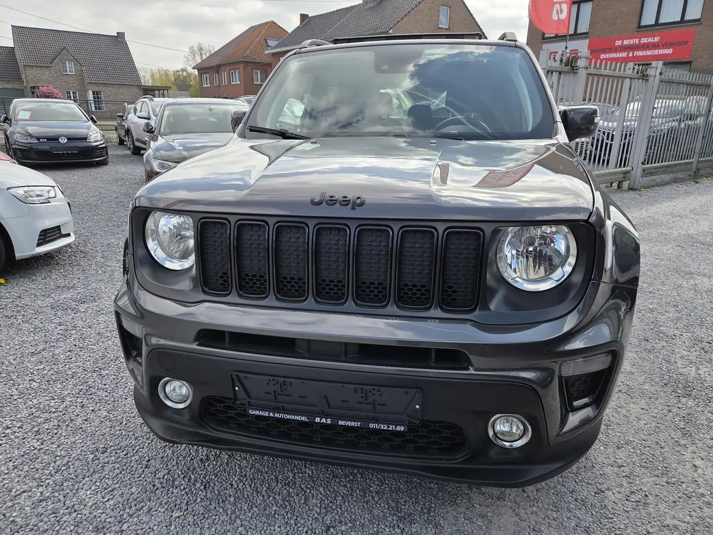 Jeep Renegade 1.3 T4☆1jOMNIUMGARANTIE☆NAVI☆DAB☆CRUISE☆OPEN DAK!☆ Gris - 2