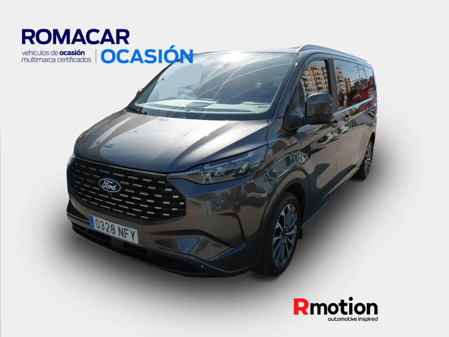 Ford Tourneo Custom 2.5 Duratec PHEV 232CV L2 Titanium X eCVT Gris - 2