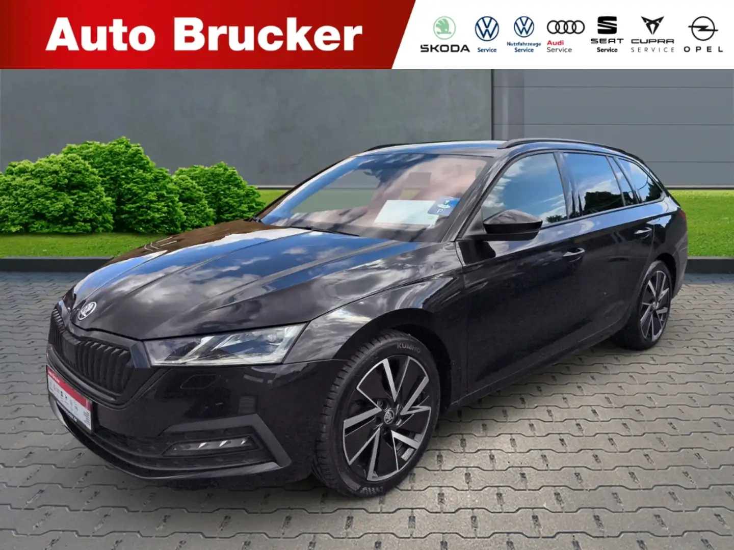 Skoda Octavia Combi Style 2.0 TDI+Anhängerkupplung+Navi+Klimaaut Schwarz - 1