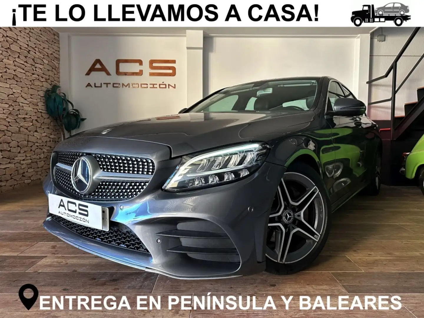 Mercedes-Benz C 200 200d 9G-Tronic Gris - 1