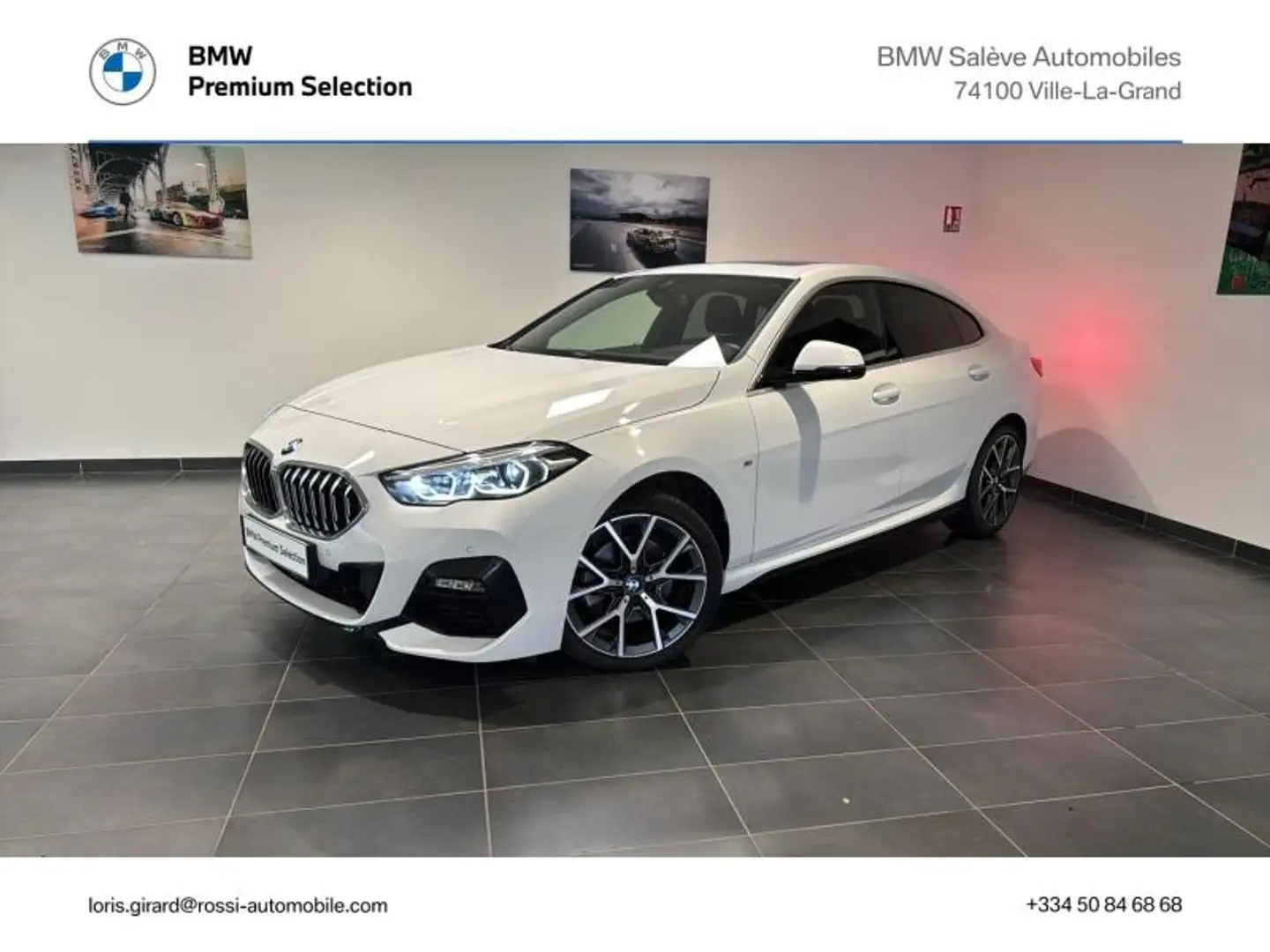 BMW 218 218dA 150ch M Sport BVA8 Blanc - 1