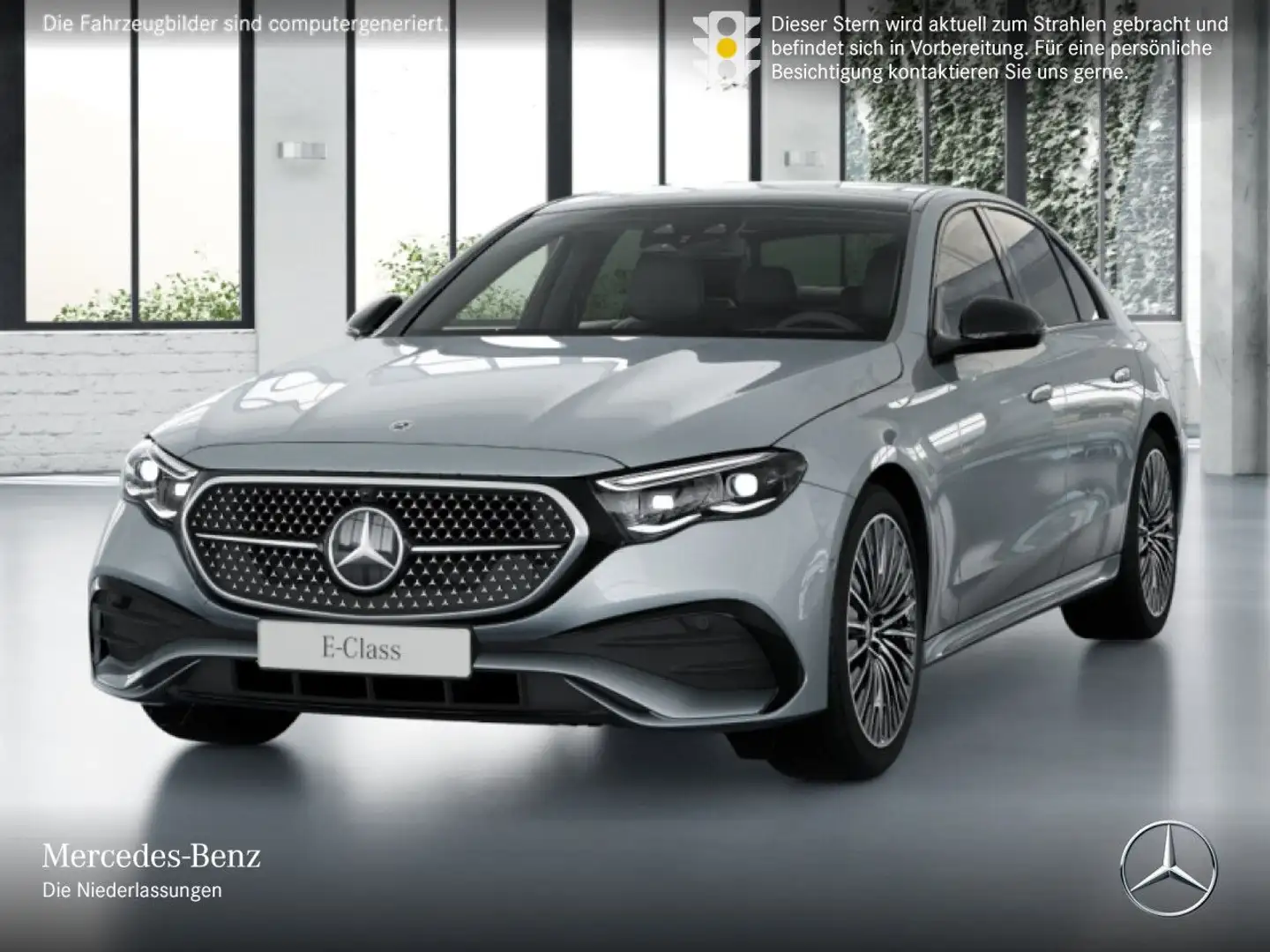 Mercedes-Benz E 300 de AMG Exkl-Paket Fahrass 360° Pano Distr+ Zilver - 2