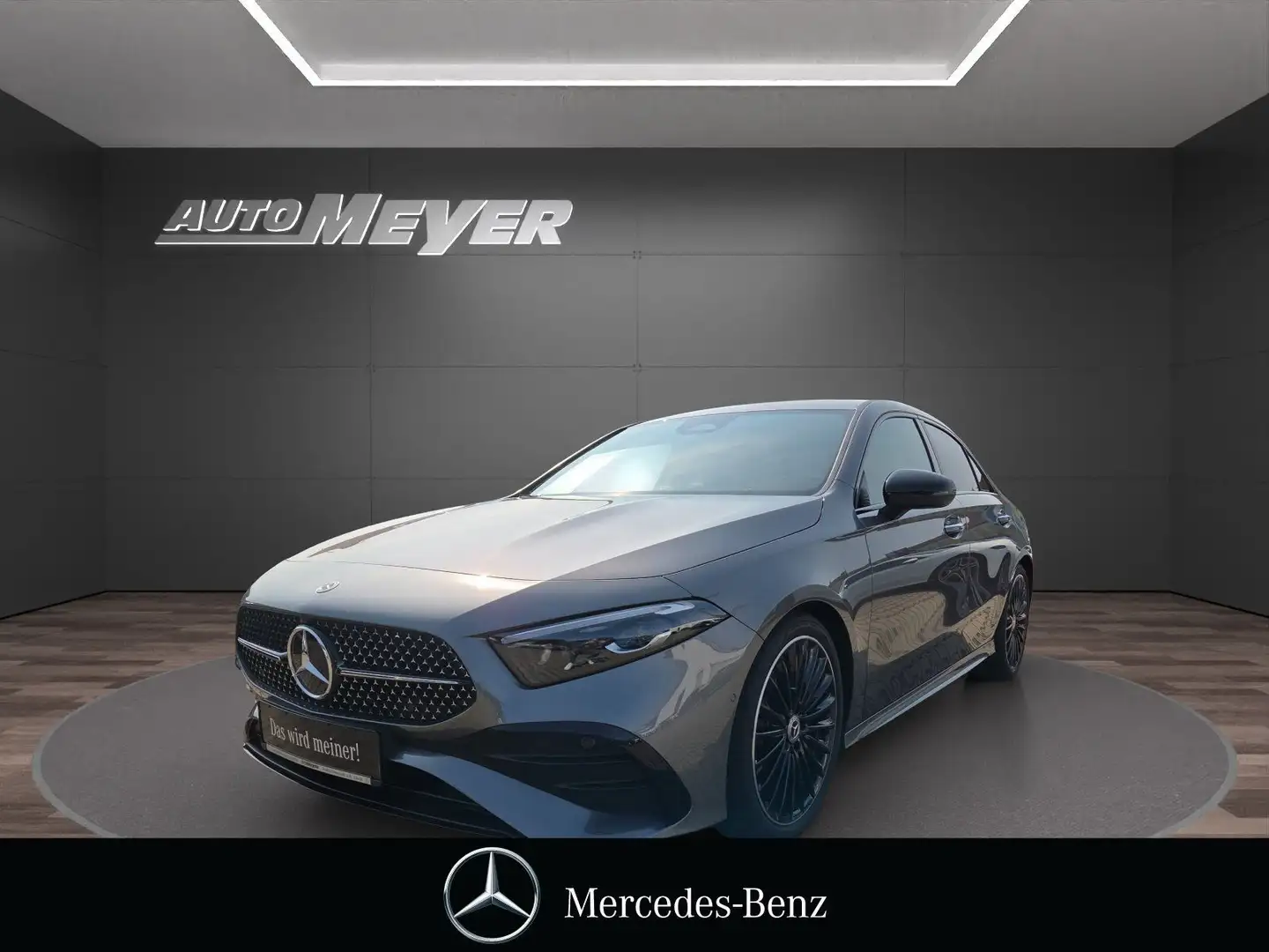 Mercedes-Benz A 250 4M Lim AMG PREMIUM+NIGHT+MBEAM+19"+KAM+AMB Gris - 1