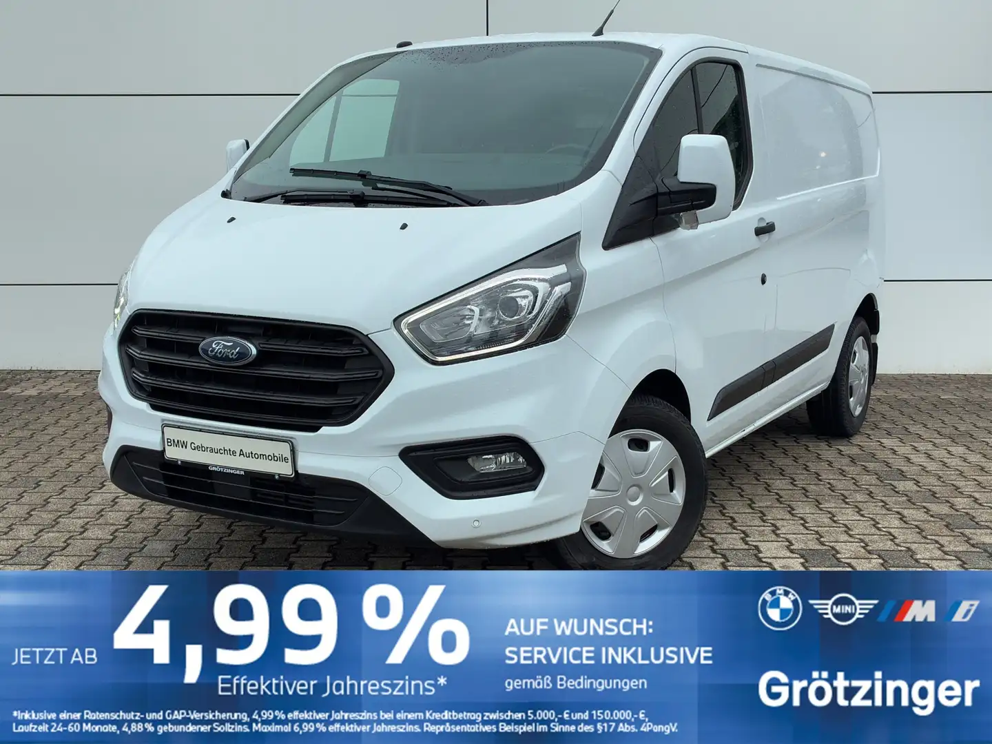 Ford Transit LED+Klima+GRA+PDC Blanc - 1