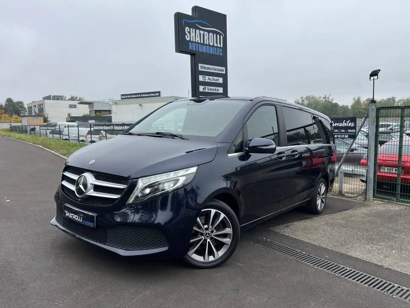 Mercedes-Benz V 300 d Long Avantgarde 9G-Tronic 8Place 1erMain GPS Caméra360° ToitPano Синий - 1