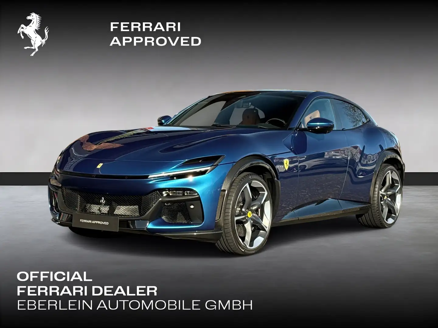 Ferrari Purosangue *Embleme*HiFi*PDC*Klima*Leder* Blau - 1