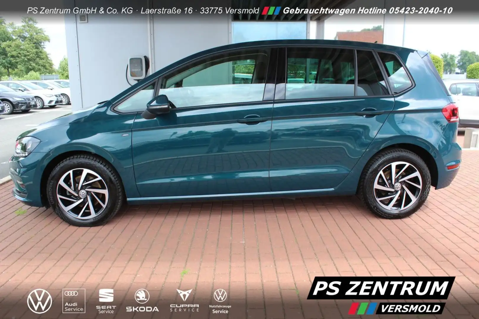 Volkswagen Golf Sportsvan Golf VII Sportsvan 1.5 TSI Join DSG AHK, ACC, APP Grün - 2