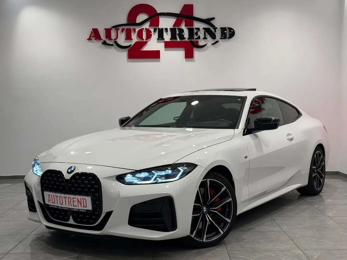 BMW M440 i xDrive Coupe LASER+HEAD-UP+EGSD+KAMERA Blanc - 1