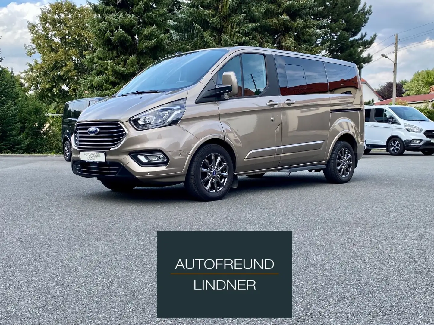 Ford Tourneo Custom Titanium X L1*8-Sitzer*8-fach ber Beige - 1
