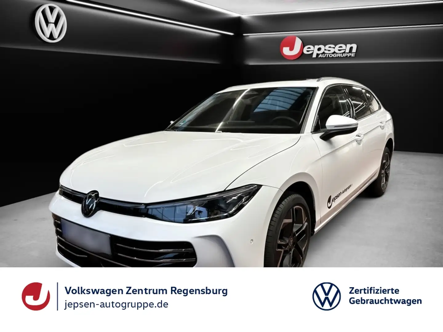 Volkswagen Passat Variant Elegance 2.0 TDI DSG PANO 4xSHZ Blanc - 1