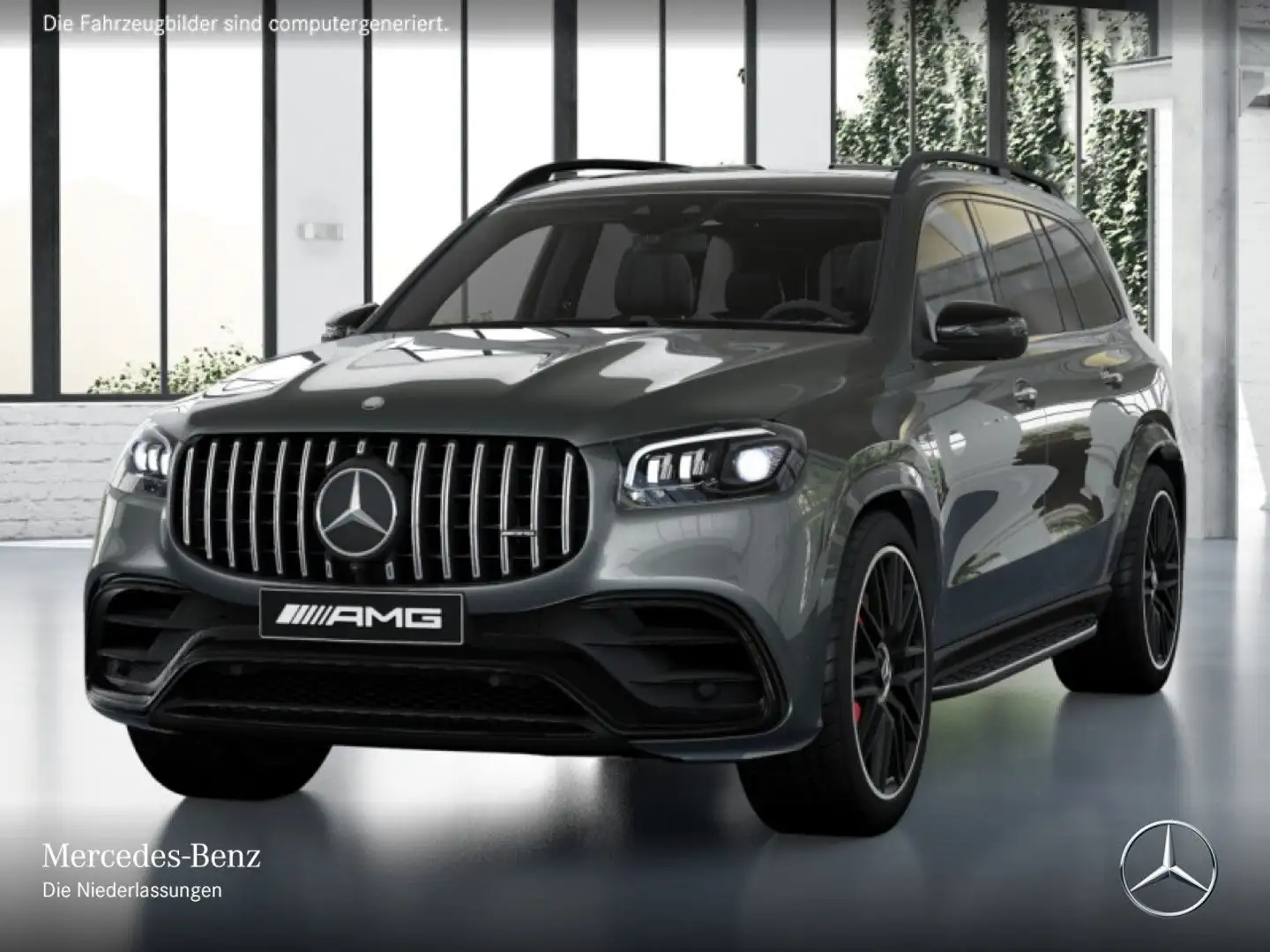 Mercedes-Benz GLS 63 AMG GLS 63 4M NIGHT+PANO+360+AHK+MULTIBEAM+STHZG+HUD Grau - 2