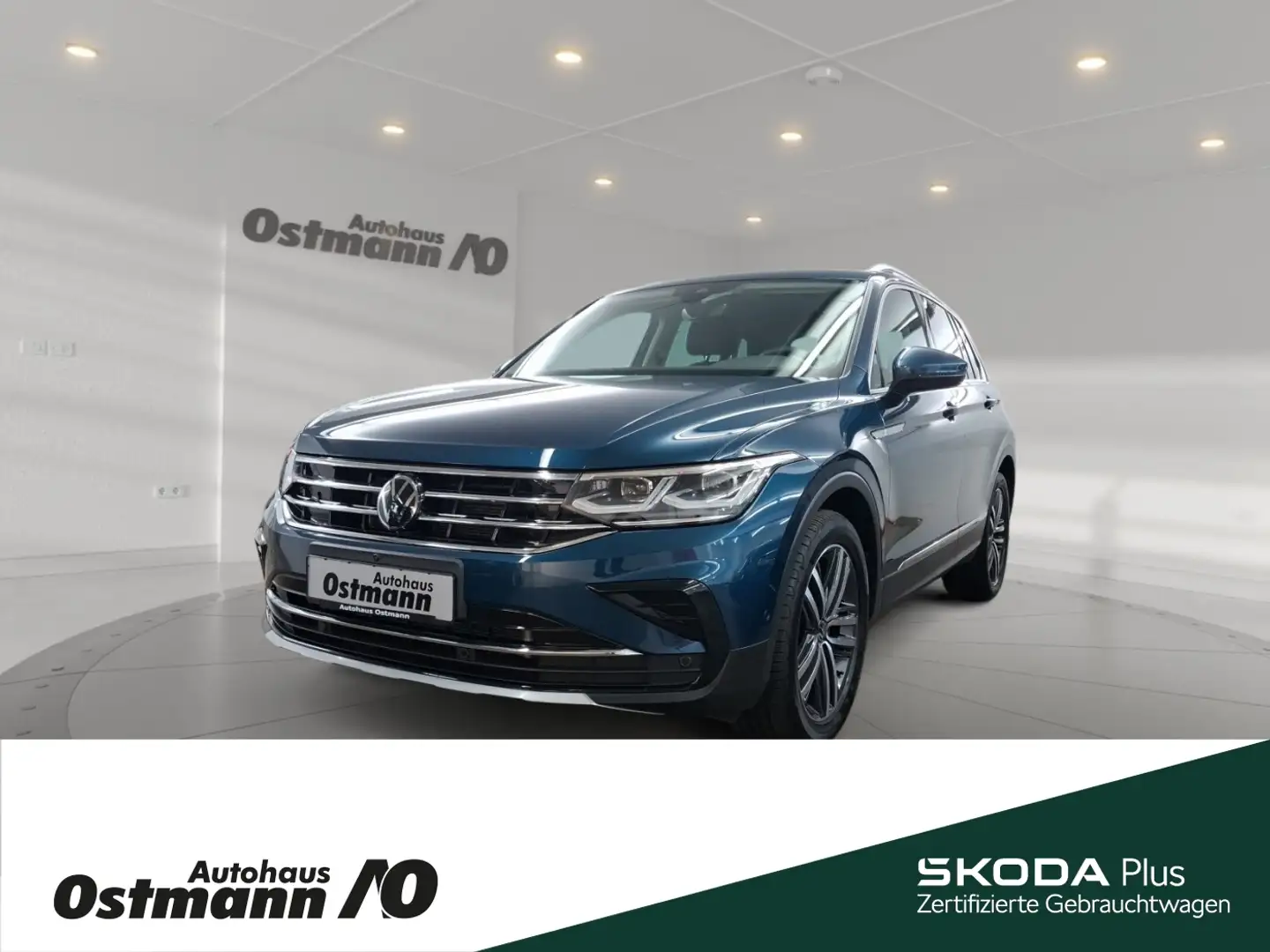 Volkswagen Tiguan 1.5 TSI Elegance AHK Matrix 360° CarPlay Bleu - 1