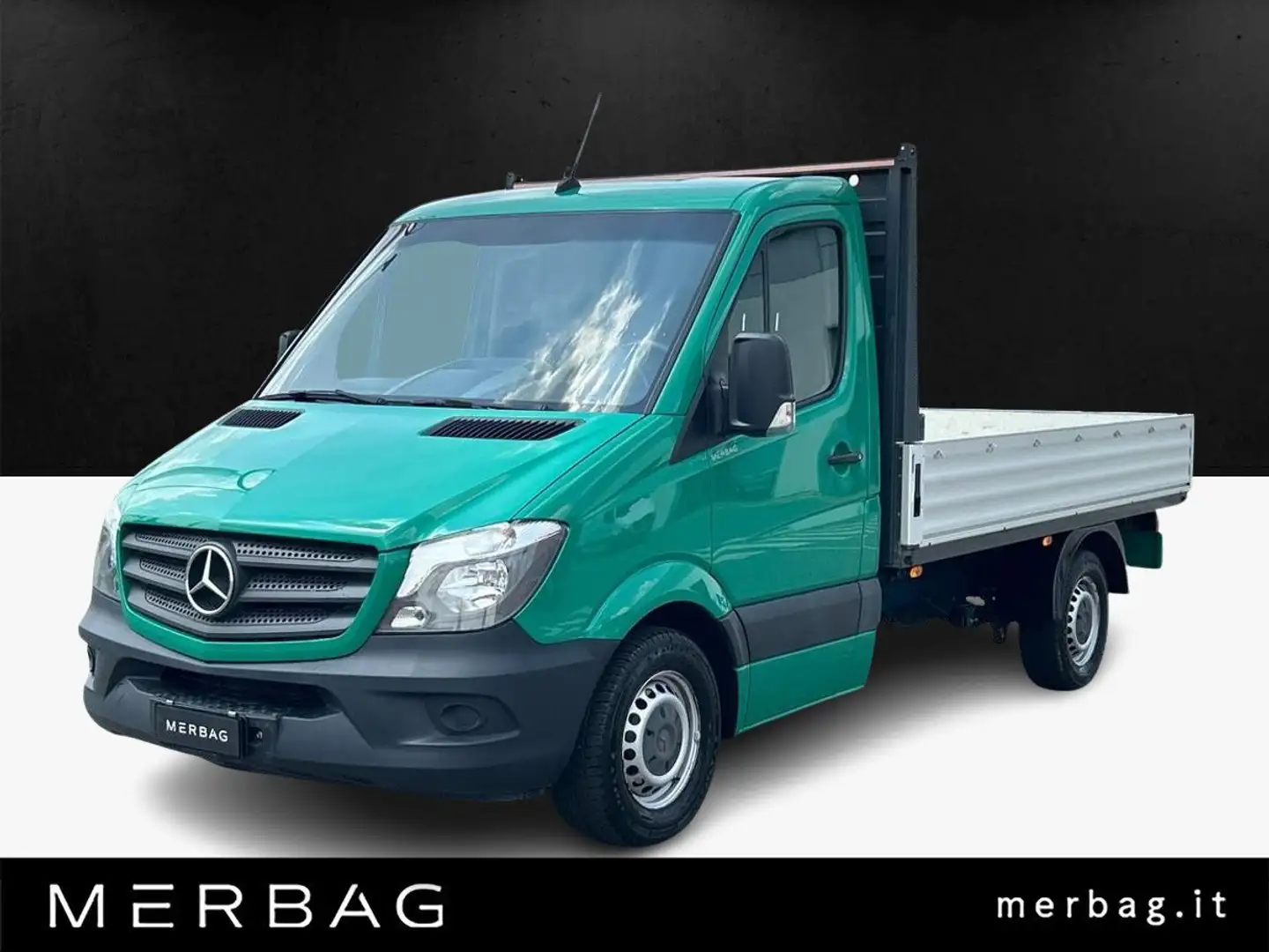 Mercedes-Benz Sprinter 314 CDI 43/35 CASSONE FISSO Verde - 1