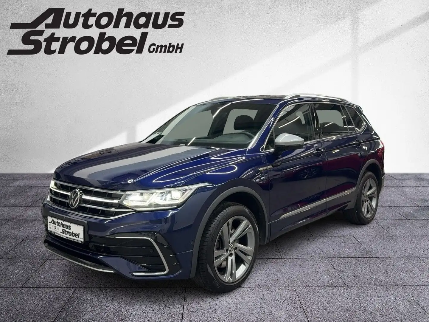 Volkswagen Tiguan Allspace 2.0 TDI DSG 4M R-Line ACC AHK DC Bleu - 2