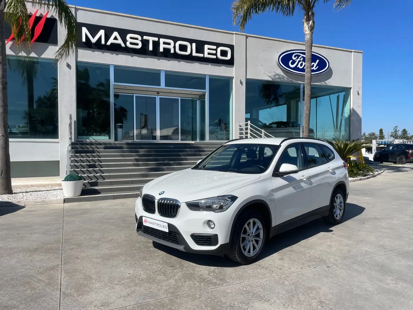 BMW X1 X1 F48 sdrive18d Advantage auto , Km Certificati Blanco - 2