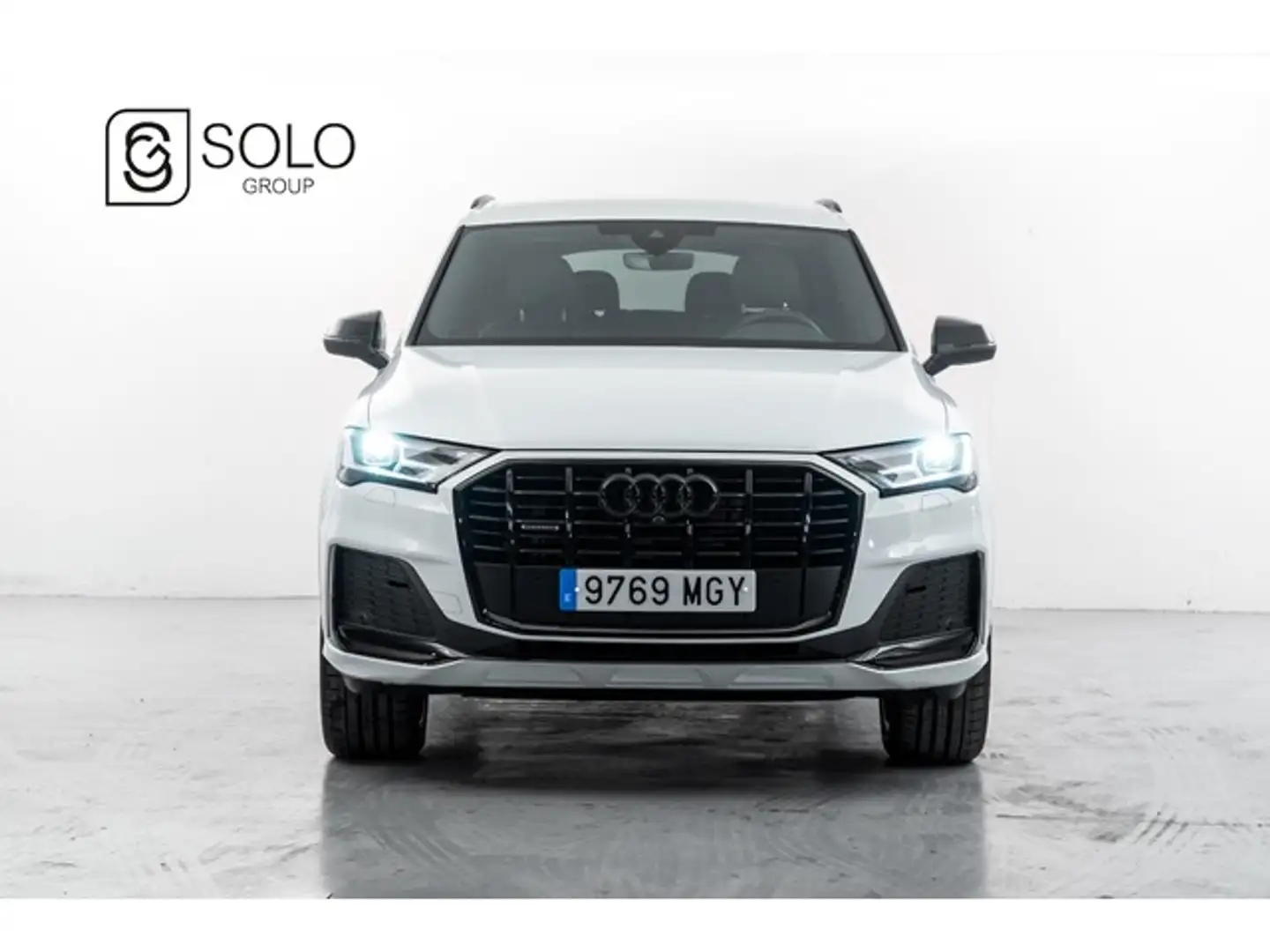 Audi Q7 45 TDI Black line edition quattro Blanc - 2