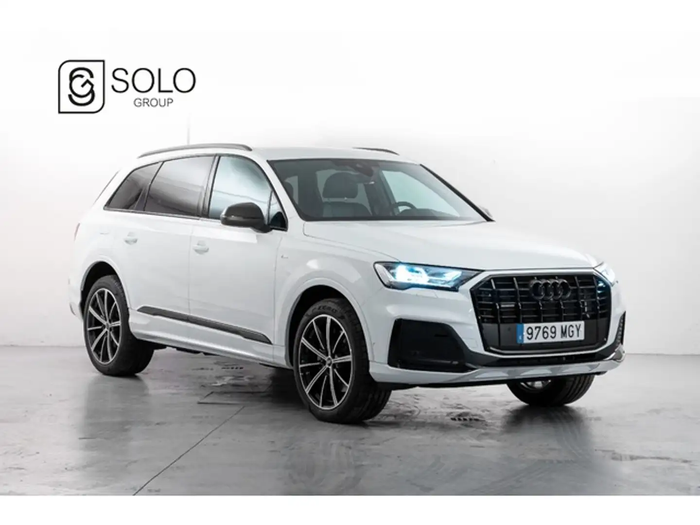 Audi Q7 45 TDI Black line edition quattro Blanc - 1