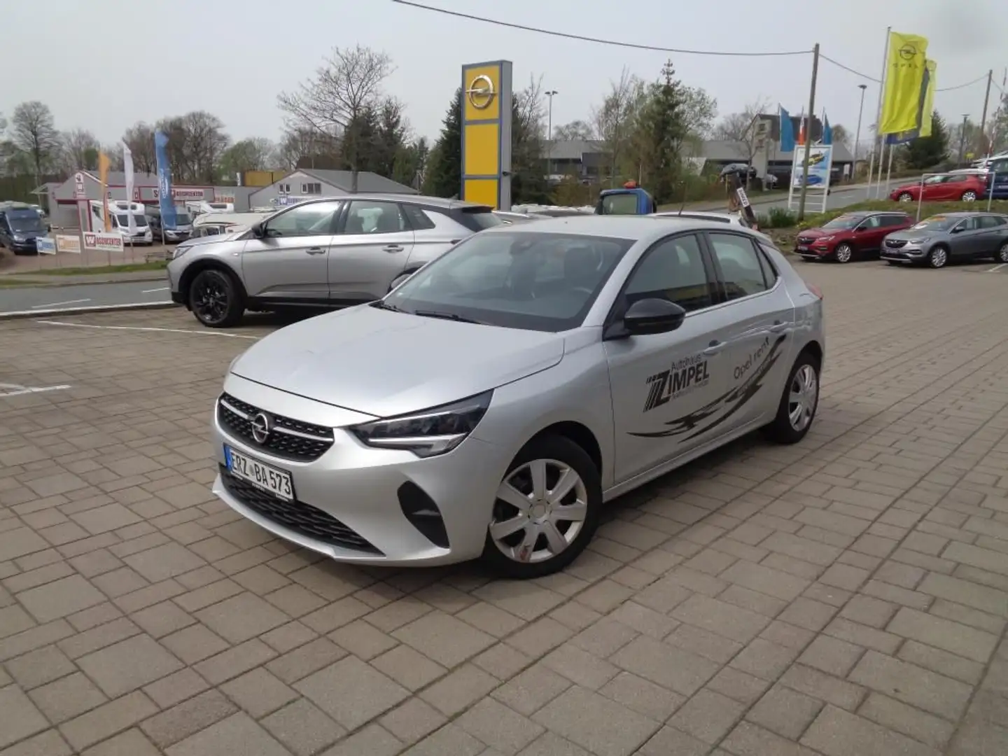 Opel Corsa 1.5, 100 PS Klimaautomatik, Navi, LED, DAB Silber - 1