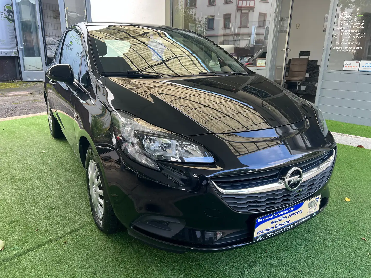 Opel Corsa 1.2 Selection KlimaA,EF,8FB,AUX,TOP Schwarz - 1