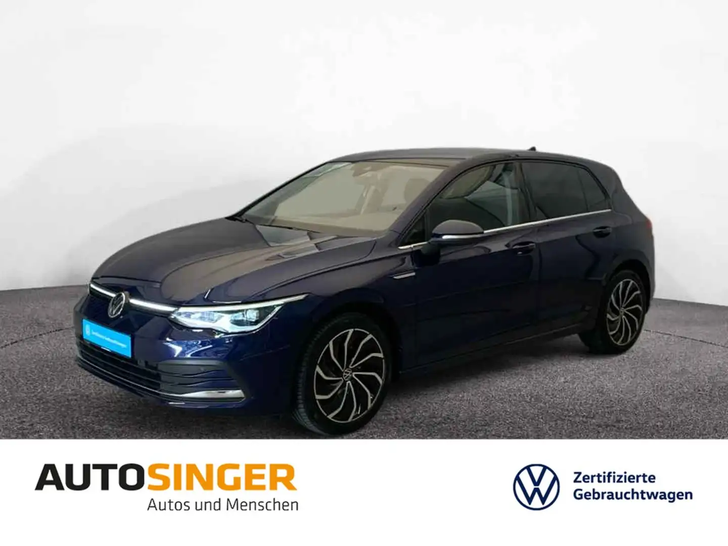 Volkswagen Golf VIII Style eTSI DSG *NAV*AHK*LED*ACC*R-CAM* Blau - 1