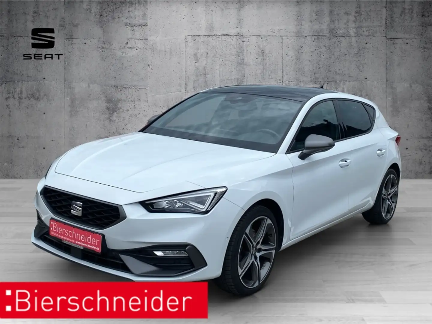 SEAT Leon 1.5 TGI DSG FR 18 Pano LED Navi Kamera Blanco - 1