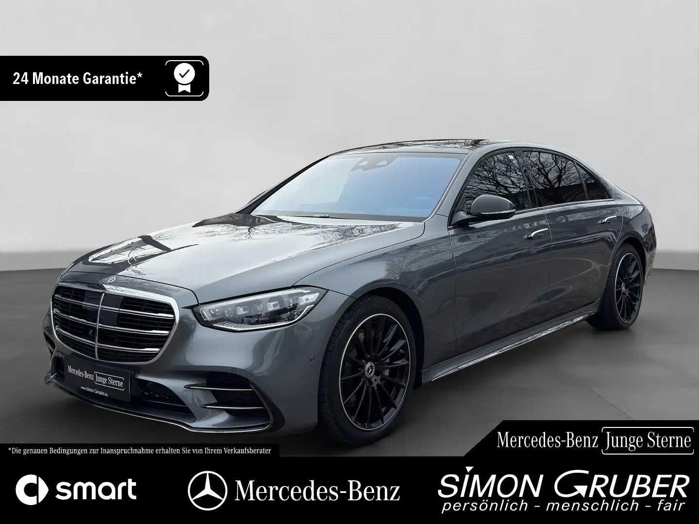 Mercedes-Benz S 350 d 4M lang AMG Pano HUD 4*Massage Sitzklima Grau - 1