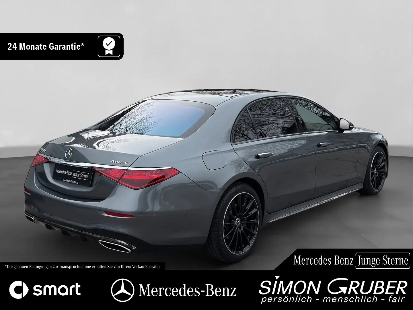Mercedes-Benz S 350 d 4M lang AMG Pano HUD 4*Massage Sitzklima Grau - 2