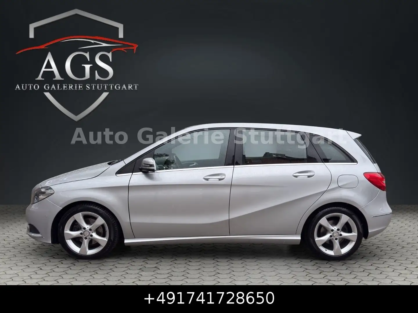 Mercedes-Benz B 180 B -Klasse *TÜV NEU*NAVI*AHK*TEMP Plateado - 2