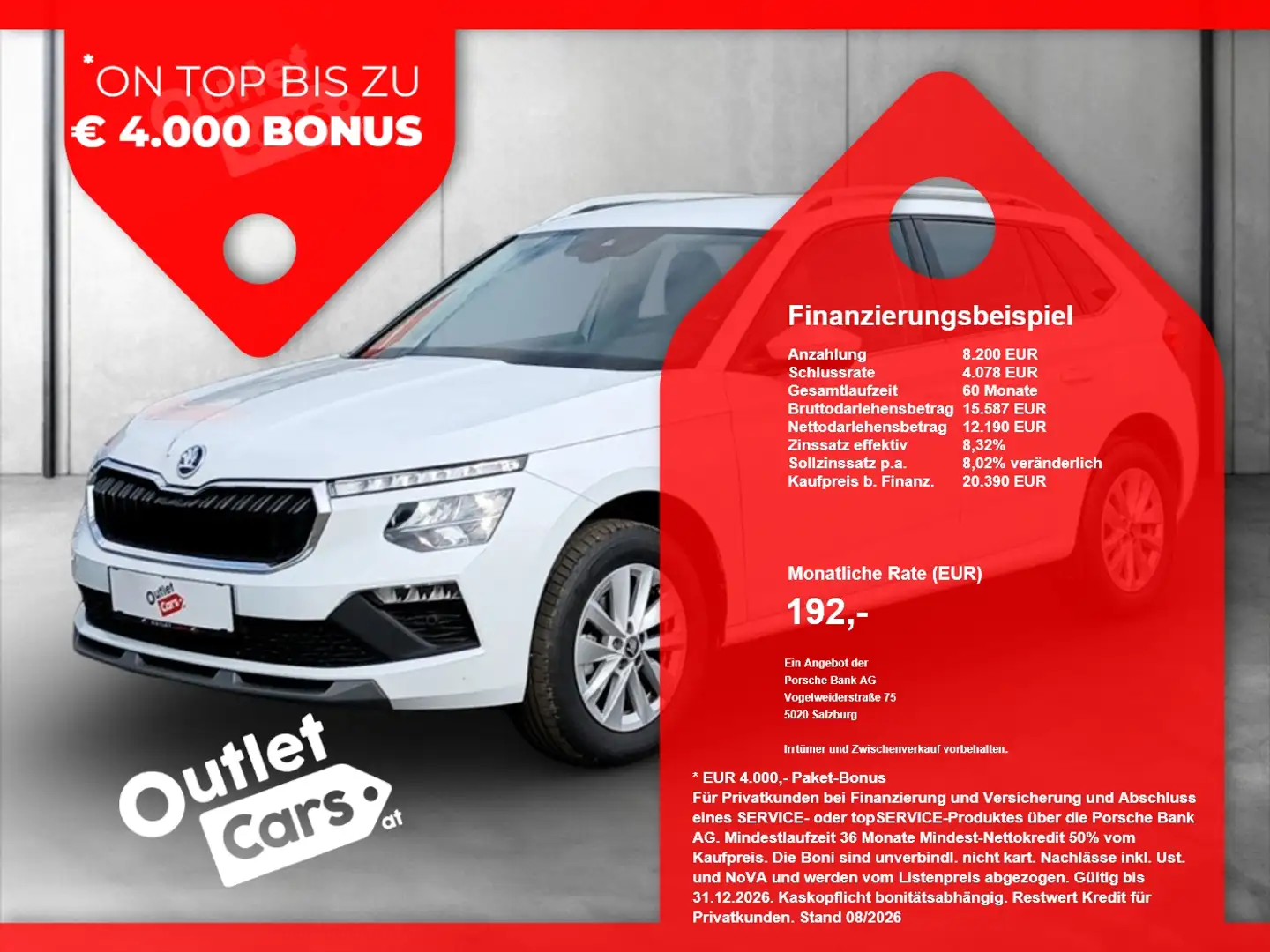 Skoda Kamiq 1.0 TSI Selection AHK+LED+RADAR+RFK+LM+PDC Weiß - 1