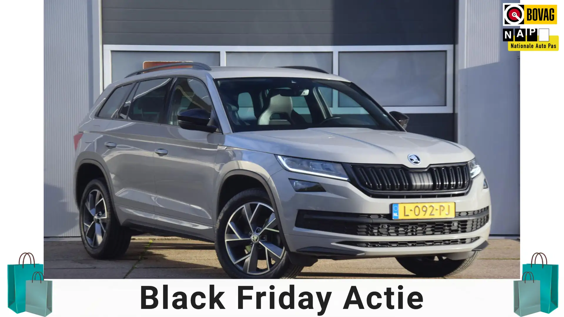 Skoda Kodiaq 1.5 TSI Sportline Business + TREKHAAK/PREMIUM AUDI Gris - 1