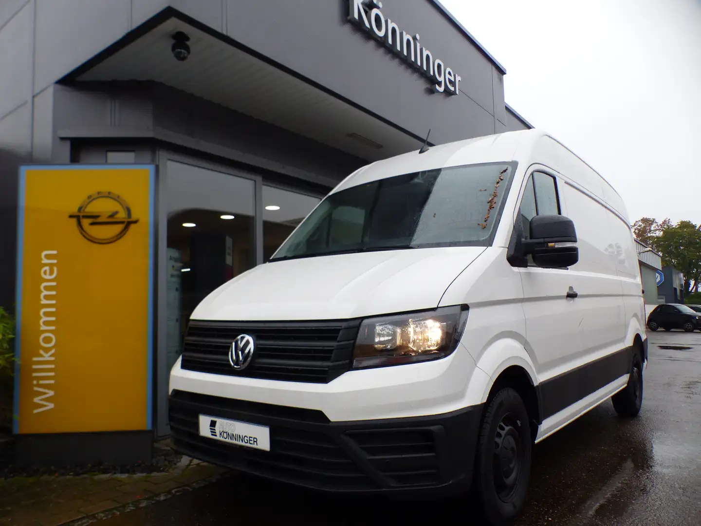 Volkswagen Crafter Kasten 35 mittellang Hochdach FWD 4 LED-Spots, PDC Weiß - 1