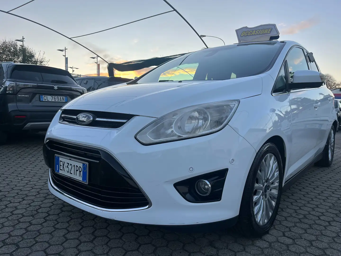 Ford C-Max C-Max II 1.6 tdci Titanium 115cv dpf Blanc - 1