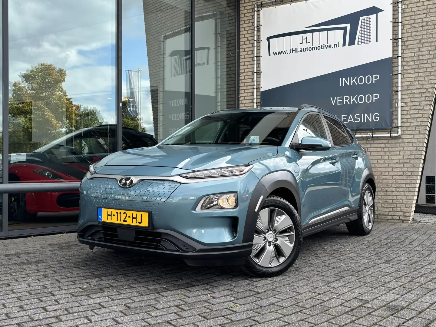Hyundai KONA EV Fashion 64 kWh*3FASE*ACC*NAVI*ECC*CARPLAY*CAM* Blauw - 1