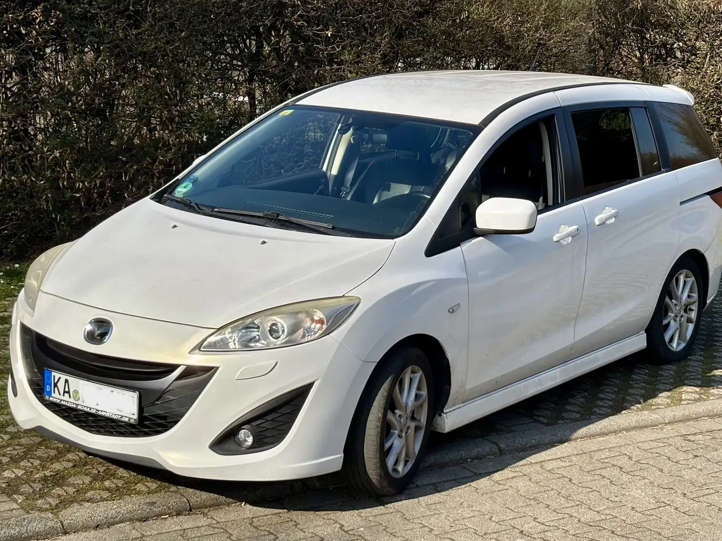 Mazda 5 2.0 MZR-DISI Sports AHK 7-Sitzer Bílá - 2