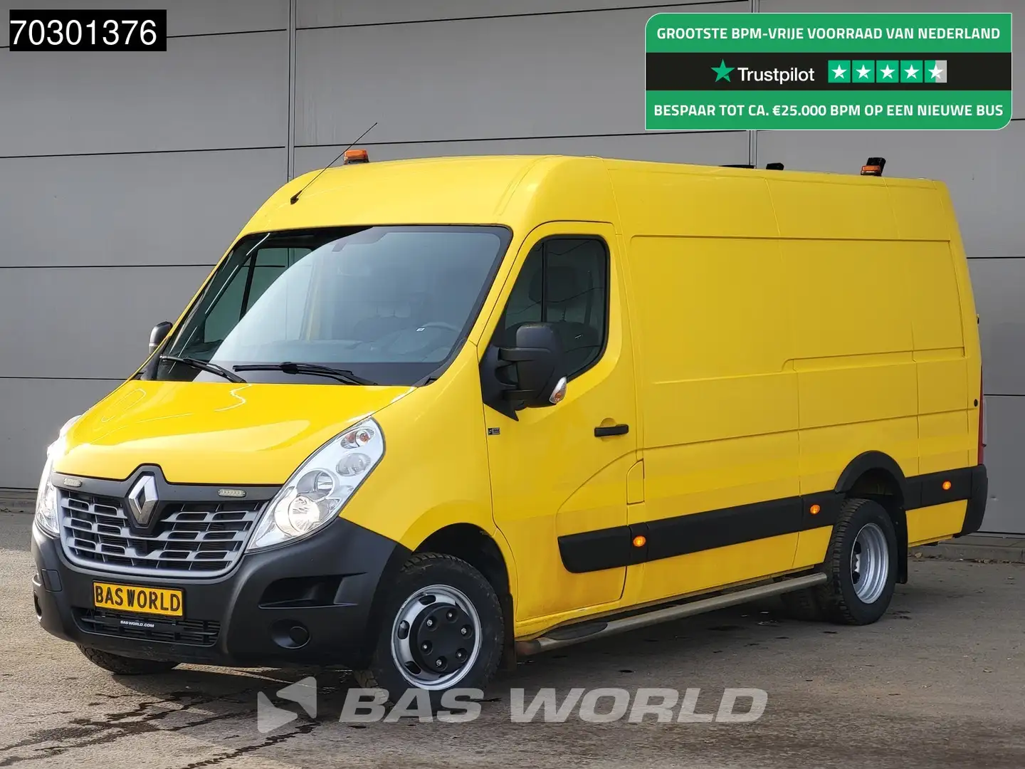 Renault Master 165PK Dubbellucht L3H2 3,5t Trekhaak Airco Cruise Jaune - 1