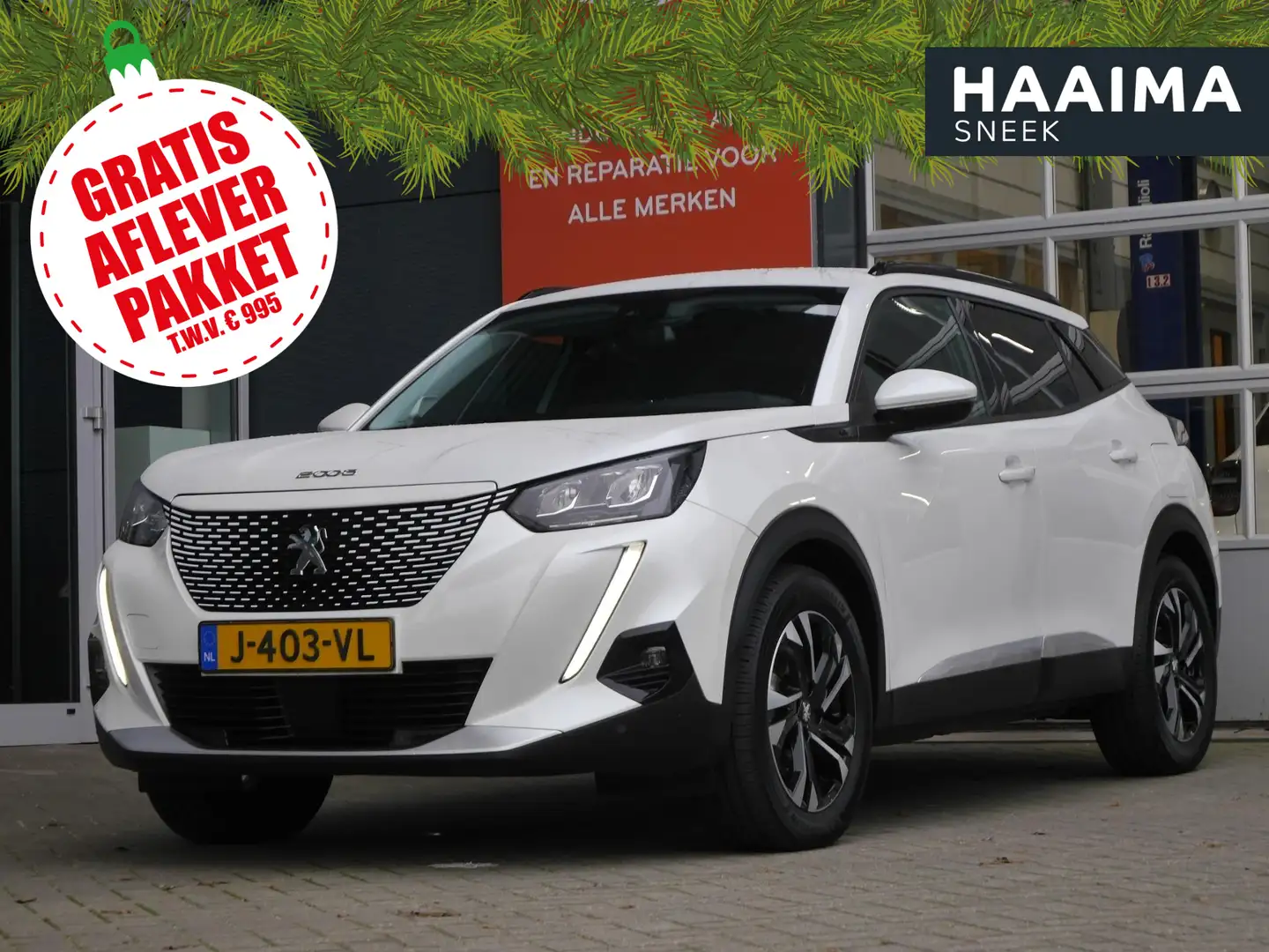 Peugeot e-2008 EV Allure 50 kWh | Adaptive cruise control | Navig Blanc - 1